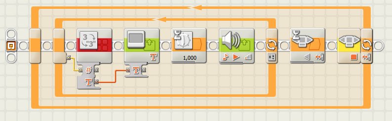 Ejemplos del Icono Ciclo de LEGO Mindstorm NXT